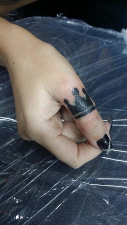 Uma das tatuagens da Daniela Pimenta