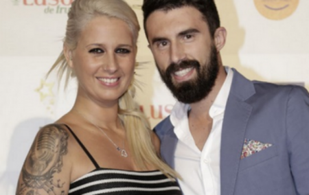 Daniela Pimenta e o Marido Pedro, na gala da TV7 Dias